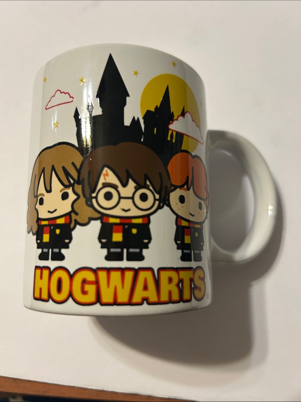 Warner Bros. Harry Potter Ceramic Mug - White with Black Text